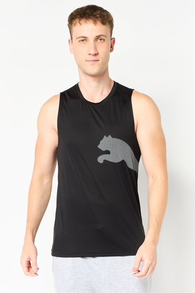 Puma Men Sportswear Fit Sleeveless Training Vest, Black