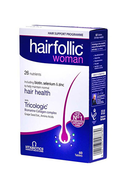 Vitabiotics أقراص ويل وومان لتقوية بصيلات الشعر، 60 قرصًا
