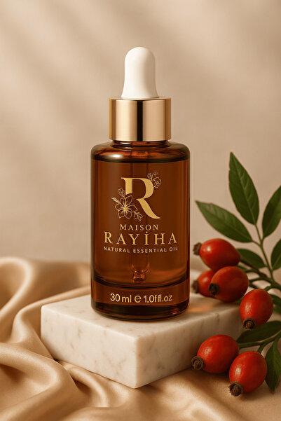 Maison Rayiha Rosehip Seed Oil 30 Grams 100% Pure Natural Organic Cold Pressed Certified Care Oil