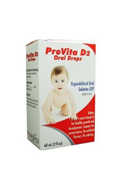 provita قطرات فيتامين د2 فموية، 60 مل (2 أونصة سائلة)