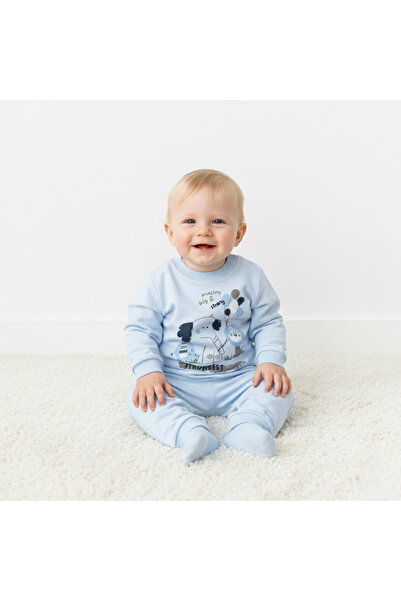 Elbebek Baby طقم أطفال من القطن بنسبة 100% مكون من مطبوع قطع