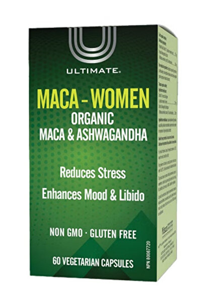 ULTIMATE كبسولات ماكا للنساء تدعم التوازن الهرموني وصحة المرأة، 60S