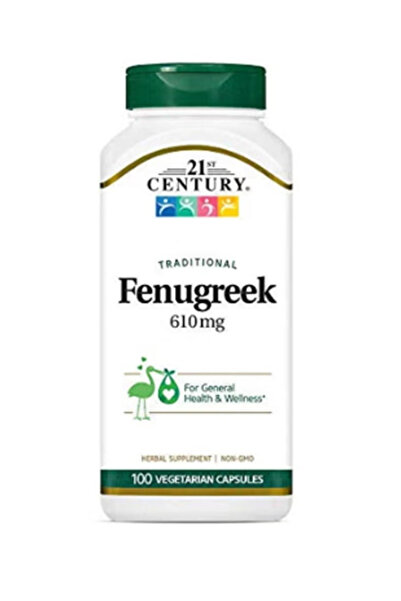 21st Century Vn Fenugreek, 610 Mg Cap, 100S