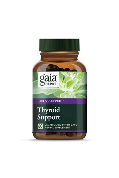 GAIA HERBS كبسولات دعم الغدة الدرقية 60 كبسولة
