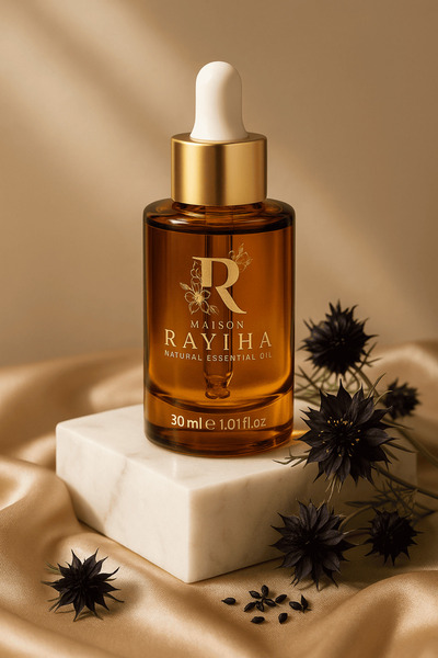 Maison Rayiha Black cumin oil 30 grams 100% pure natural organic cold pressed certified black cumin oil