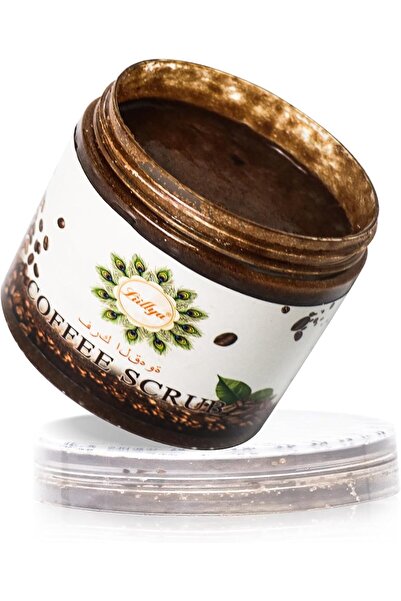 Liillya مقشر قهوة مقشر للنساء والرجال مع قهوة أرابيكا عضوية وملح البحر الطبيعي، بود