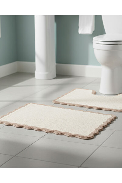 REDTAG Ivory Wave Bathmat Set (2 Piece)
