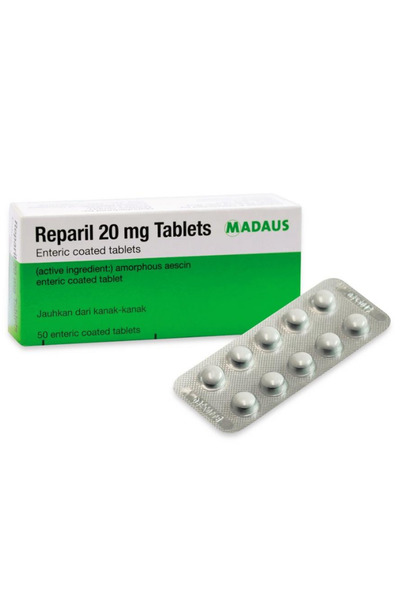 REPARIL للاستخدام الصحي، 20 ملغ، 40 قرصًا، علبة واحدة