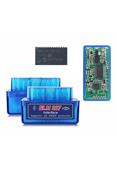 Streak ELM 327 Çift Çipsetli Pic18f25k80 Bluetooth Elm Araç Arıza Tespit Cihazı V1.5