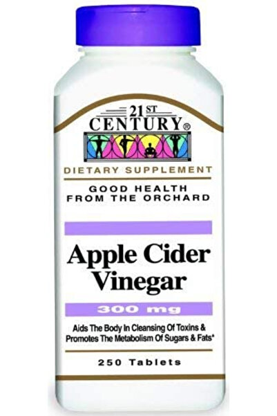 21st Century عصير التفاح، 250 قرصًا