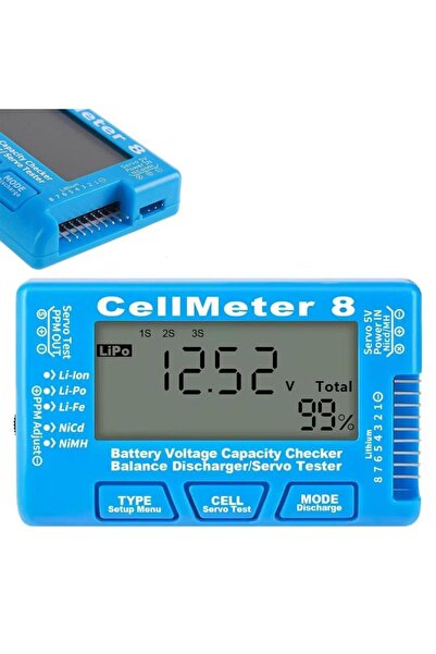 POWER MASTERR powermaster pm-26959 pi tester lcd cellmeter8 pil ölçüm cihazı