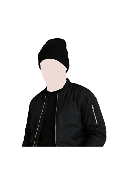 OEM Simple unisex hat, casual autumn and winter model - Black