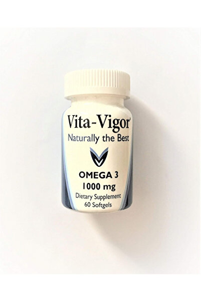 VITA VIGOR أوميغا 3، 1000 ملغ، 60 كبسولة هلامية