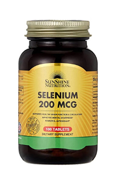 Sunshine Nutrition سيلينيوم، 200 ميكروغرام، 100 قرص