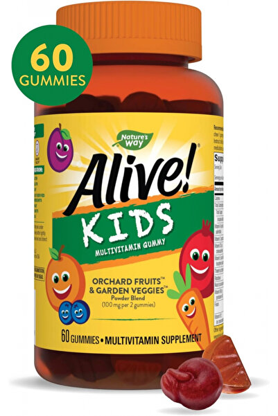 Nature's Way Alive Gummies 60'S Multi Vitamins For Children