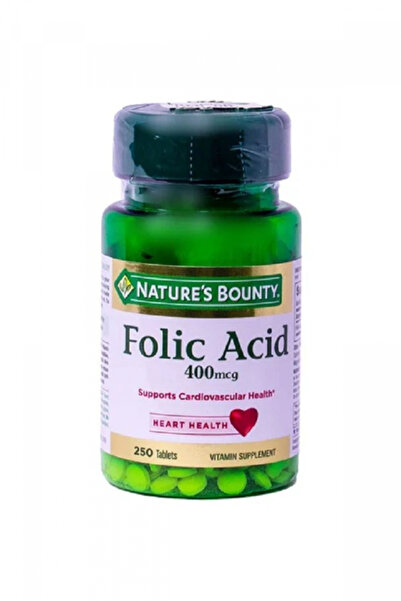 Nature's Bounty Folic Acid 400Mcg Tablet 250'S