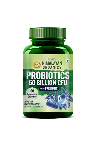 Himalayan Organics بروبيوتيك، 50 مليار وحدة تشكيل مستعمرة، لصحة الأمعاء - 60 ...