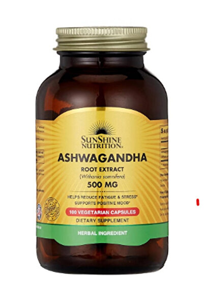 Sunshine Nutrition أشواغاندا، ٥٠٠ ملغ، ١٠٠ قرص