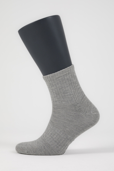 Airlife Sportswear Men's Crop Boy Socks Set of 3 Gray
