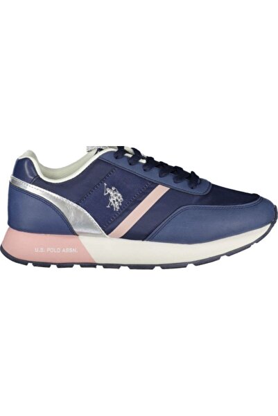 U.S. Polo Assn. U.S. Polo Best children's shoes, blue, NOBIK010K3NH1, with laces and logo, casual sports style, 30