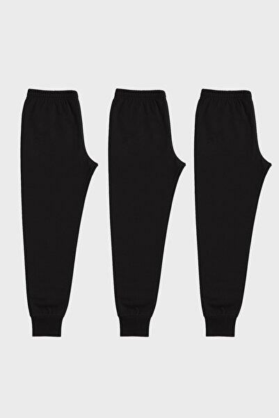 SİWELLİ %100 Pamuk 3'Lü Paket Siyah Sıcak Tutan Kışlık Tayt Uygun Ekonomik Paket