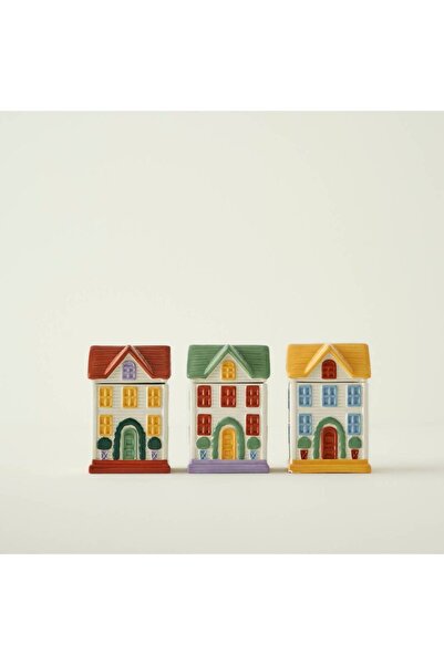 Bella Maison House 3'lü Seramik Baharatlık Seti (230 cc)