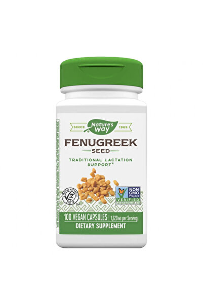 Nature's Way كبسولات بذور الحلبة النباتية، ١٠٠ كبسولة