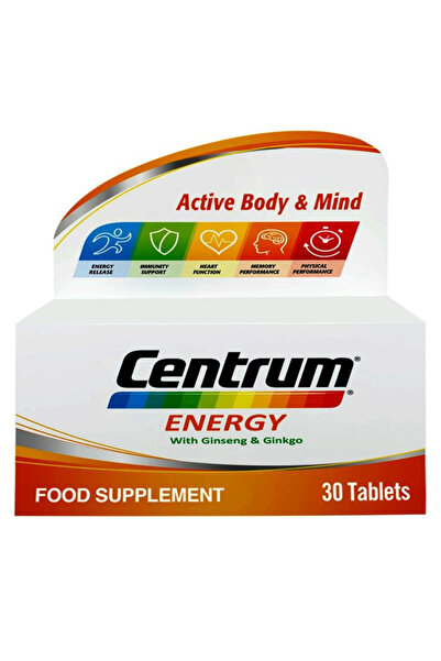 Blueberry أقراص سنتروم للطاقة، 30 قرصًا