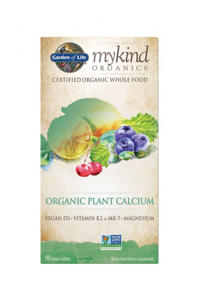 GARDEN OF LIFE أقراص الكالسيوم النباتية العضوية من ماي كايند، 90 قرصًا