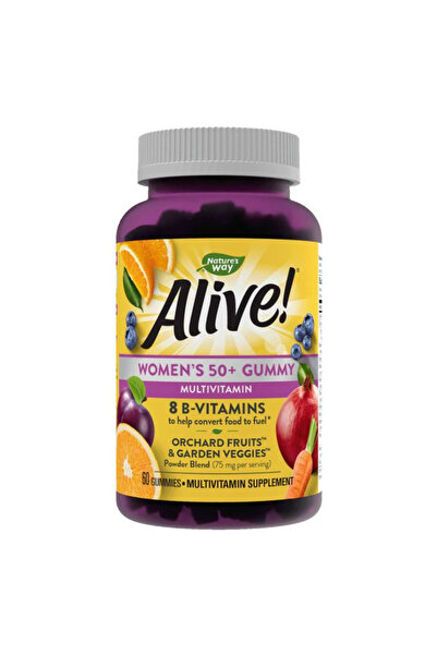 Alive فيتامينات متعددة للنساء فوق سن الخمسين، 60 قرصًا