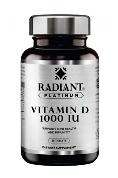 RADIANT PLATINUM فيتامين د، 1000 وحدة دولية، 90 قرصًا