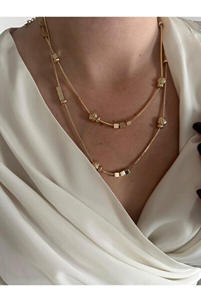 merre Collection İkili Gold Kolye