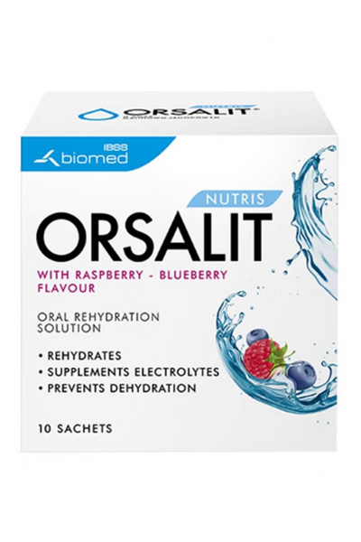 Orsalit أكياس أو آر إس نوتريس، 10 أكياس، بنكهة التوت/التوت الأزرق