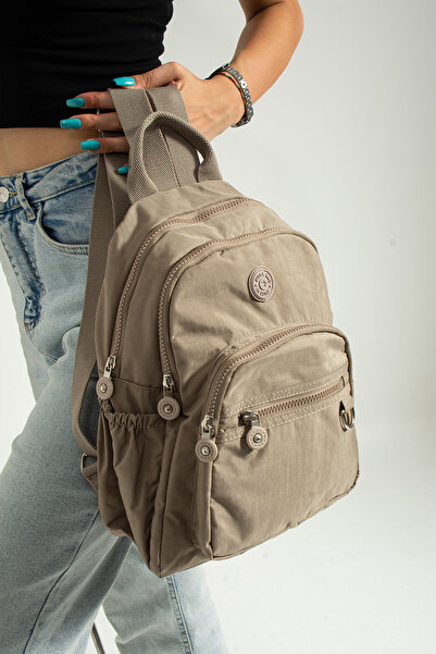 PASSTELL Women's Clinker Waterproof Fabric Daily School Backpack