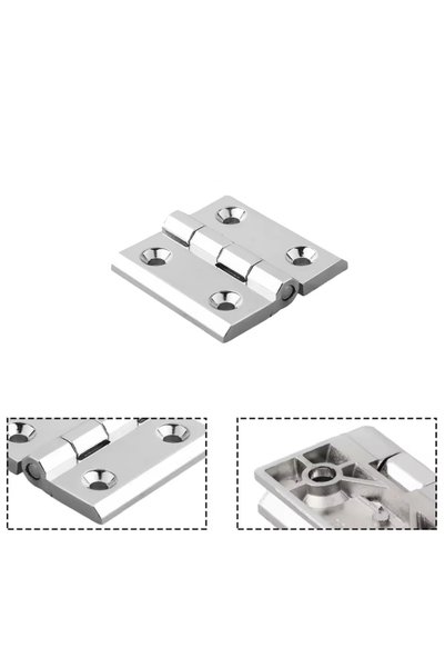 MegaVitrin Cabinet Door Hinge Metal 4 cm Chrome |   Zamak Durable Small Door and Cabinet Hinge with Screws