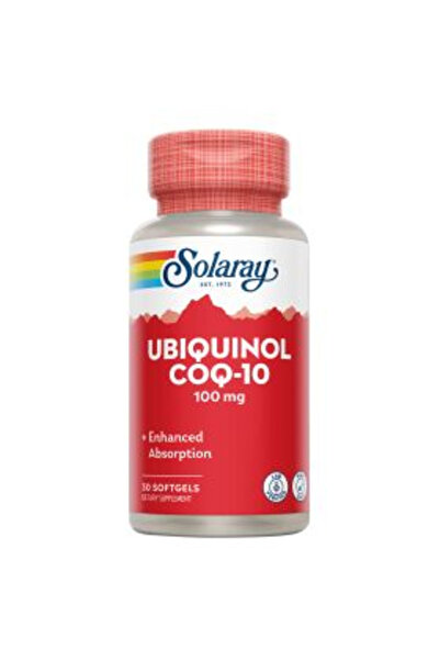 Solaray Ubiquinol CoQ-10 100 mg Softgel 30's