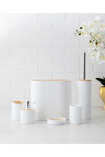 REDTAG طقم حمام أبيض (6 قطع)