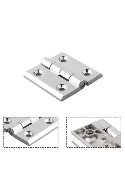 MegaVitrin مفصلة خزانة معدنية 5 سم كروم |   مفصلة خزانة ودولاب متينة من الزاماك مع برغي