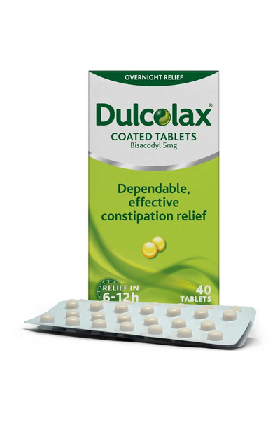 Dulcolax Coated Tablets 5Mg Used for Relief, 40 Tablets