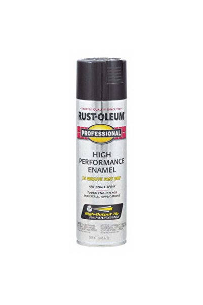 Rustoleum Rust-Oleum Protective Spray Paint, Black - 15 Ounce
