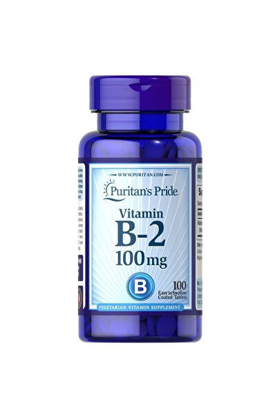 Puritan's Pride B-2, 100Mg Tablets, 100S