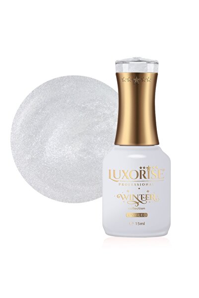 LUXORISE Ημιμόνιμο βερνίκι νυχιών Winter Collection LUXORISE, Crystal Snowfla...