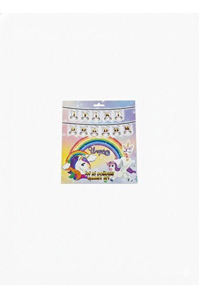 CAVAŞ sun hat Banner detaliat cu unicorn magic curcubeu La mulți ani 2M