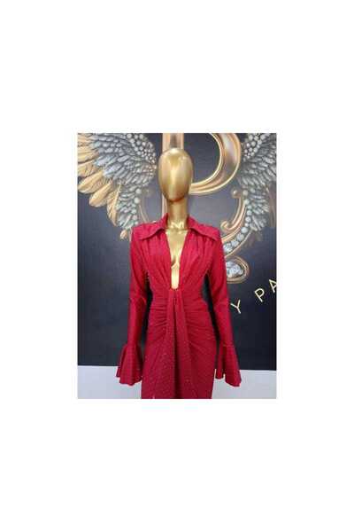 OEM RED DRESS SANDRINNE - RED, ONE SIZE