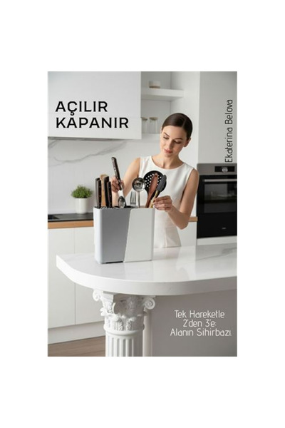 toyigoo Organizator inteligent pentru cuțite și tacâmuri - Suport reglabil pe...