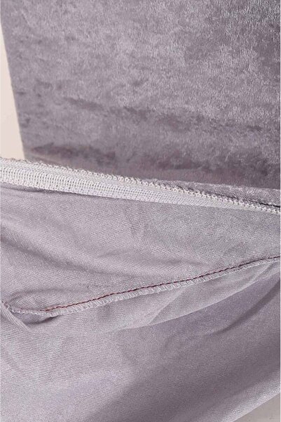 Bella Home Velvet Chair Cover - Washable - Stretch Fabric - 6 Pieces Lilac