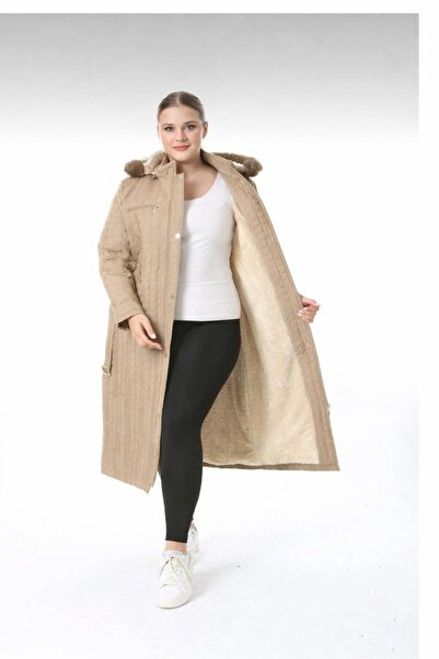 TUTveAL Collection Jachetă impermeabilă, haină de mărime mare, matlasată, cu ...