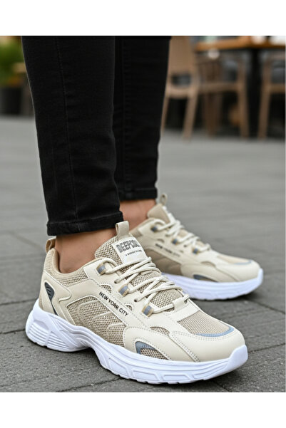 homiro Men's Anorak Fuspetli Sports Shoes - Beige