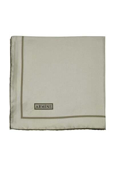 Armine Μεταξωτό Φουλάρι Νοσταλγία - 8668-31 Πέτρινο Τουίλ