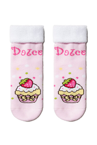Conte Elegant Șosete din fleece pentru copii cu model Dolce, Conte Kids Sof-T...
